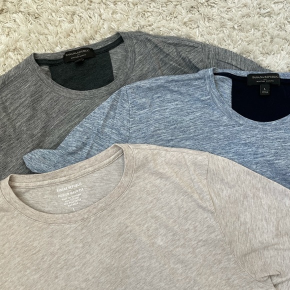 Banana Republic Tees (3 pack) - Large